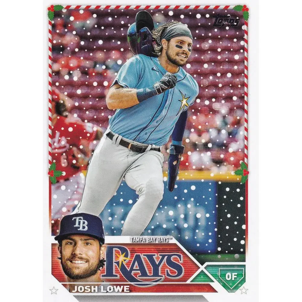 2023 Topps Holiday Josh Lowe H71 Tampa Bay Rays